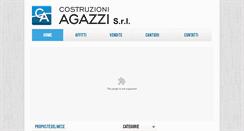 Desktop Screenshot of costruzioniagazzi.it